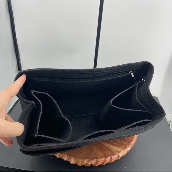 Kate Spade Washington Square Mega Sam Tote beige tan black wool - Picture 15 of 16